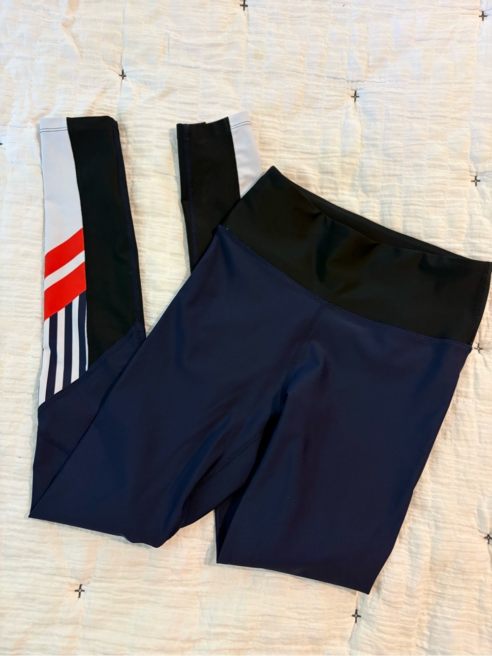REVOLVE P.E Nation Ko Navy Leggings Colorblock Athleisure - Picture 2 of 7